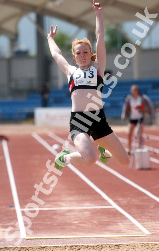 Danielle McGifford, under-20s long jump, Northern Championships, Sport City Manchester